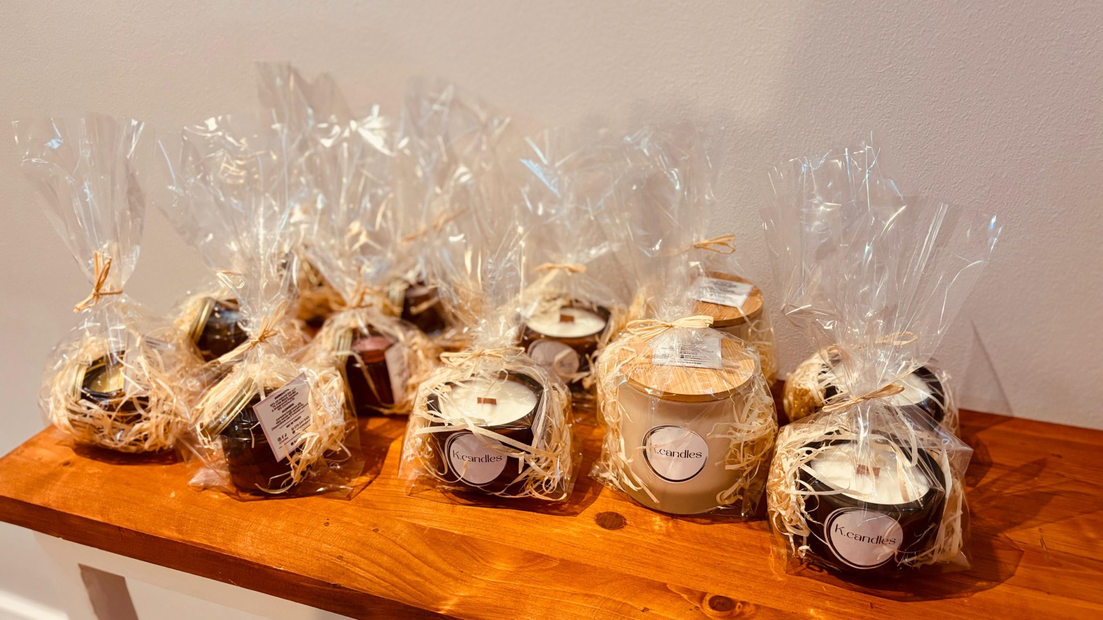 K.Candles gift display arrangement